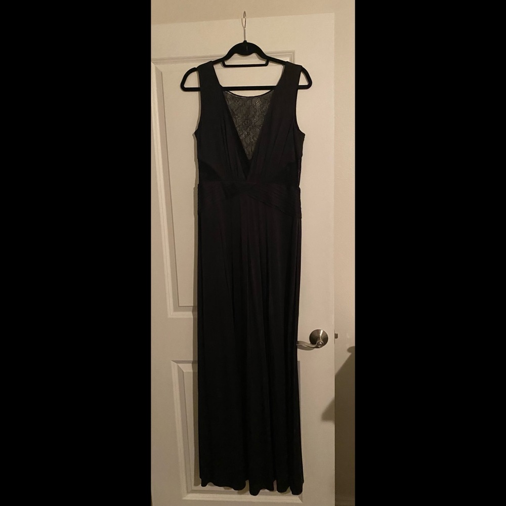 BCBG Black Lace Gown